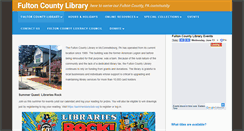 Desktop Screenshot of fultoncountylibrary.org