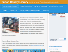 Tablet Screenshot of fultoncountylibrary.org